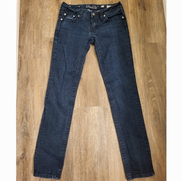 Miss Me Low-rise Skinny Size 29 Dark Wash Blue - Picture 2 of 9